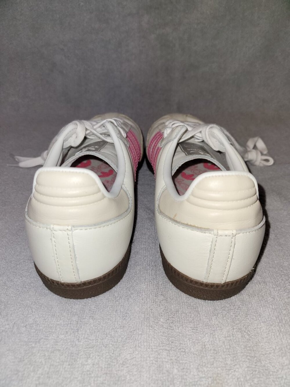 Adidas Samba OG Women’s Size 7.5 US Lucid Pink/Cloud White Gum Shoes IG1962 - Picture 9 of 16